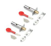 2Pcs Mortice Door Bolts with Star AntiTheft Door Security Rack Bolts Pipe Tube Well Security Mortise Enduring Pipe Tube Well Mortise