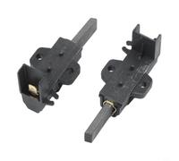 2pcs Motor Carbon Brushes for WW80J5555FX DW Washing Machine - Copper Core Electric Replacement Parts Standard Size