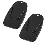 2Pcs Motorbike Kickstand Pad Motorcycle Kick Stand Universal Motorcycle Support Plate for Hot Pavement And Soft Ground Outdoor Parking