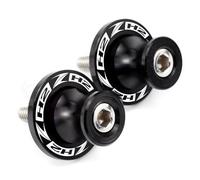 2pcs Motorcycle Accessories M8 Swingarm Spool Slider Stand Screws Compatible with ZH2 Z H2 Zh2 2019-2020 -2022(Black)