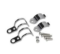 2Pcs Motorcycle Accessories Moto Turn Signal Light Holder Universal Shock Mount Brackets Fork Ear Clamps Headlight Bracket Light Tube Clamp(C)