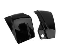 2PCS Motorcycle Black Chrome Battery Side Fairing Cover For Yamaha V-Star XVS400 XVS650 Dragstar DS400 DS650 Custom Classic