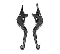 2pcs Motorcycle Brake Levers Adjustable CNC Aluminum Alloy Replacement for ADV150 2019-2021 (Black)