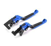 2Pcs Motorcycle Brake Levers Adjustable CNC Aluminum Alloy Replacement for Forza 250/300/350 2018-2021 (Blue)