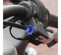 2Pcs Motorcycle Clutch Brake Lever Adjuster Bolts M8x1 25 Aluminum Alloy Replacement Parts Suitable for Various Motorcycle and Dirt Bikes (Blue)