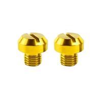 2pcs Motorcycle CNC Rear View Mirror Hole Plug Screws Caps M10*1.25 Bolt Compatible With 401 250 701 2013-2021(Anti-clockwise G-M8)