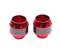 2Pcs Motorcycle Crash Scooter Wheel Front Frame Falling Pads Sliders Moto Exterior Guard Crash Pad(Red)