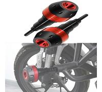 2Pcs Motorcycle Frame Sliders Anti Crash Protector for Aprilia RS4 50 2011-2018, Motorcycle Fairing Guard Anti Crash Pad Fairing Guard Falling Protection Crash Bungs,A Red