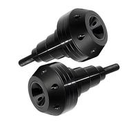 2Pcs Motorcycle Frame Sliders Anti Crash Protector for BMW F700GS, Motorcycle Fairing Guard Anti Crash Pad Fairing Guard Falling Protection Crash Bungs,C Black
