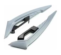 2PCS Motorcycle Front Fairing Winglets Universal Side Spoilers Dynamic Wing Sticker Motorcycle Winglet Aerodynamic Motorcycle Fairing Side Wing Panel(Grey)