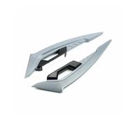 2PCS Motorcycle Front Fairing Winglets Universal Side Spoilers Dynamic Wing Sticker Winglet Aerodynamic Fairing(Grey)