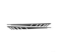 2pcs Motorcycle Front Fender Reflective Stickers PVC Safety Decals for Car Bike Body Strips Silver Red Yellow Black(Black)