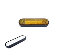 2Pcs Motorcycle Front Fork Reflector Reflective Sticker Warning Sign For Sedans And Bicycles Reflective Sticker(2pcs-yellow)