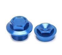 2pcs Motorcycle Front Wheel Axle Nut M20x1.5 Aluminum Replacement for SXF 250-450 2015, Compatible with FC FE TE TX TC FX XC EXC 2016-2021 (Blue)