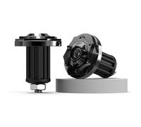 2pcs Motorcycle Handle Bar Ends Plug Grips Plug Aluminum Handlebar Caps Motor Bike Accessories E-Bike(Black)