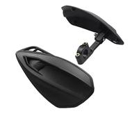2pcs Motorcycle Handle Wind Deflector Motorcycle Handle Guards Handle Grip Guards Anti-fall Riding Hand Protective Cover Brake Levers Protect Guard(Black)