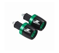 2PCS Motorcycle Handlebar Grips Ends Handle Bar Cap End Plug 2025 For Kawasaki Z900 Z 900 2017-2020 2021 2022 2023 2024 2025 7/8 Inch 22mm(Green)