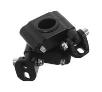 2pcs Motorcycle Headlight Bracket for 18-32mm Handlebars, Adjustable | Black Plastic Alloy Build, 360 Degree Rotating Clamp, Night Riding and Work Commuting Support
