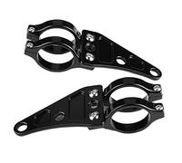 2Pcs Motorcycle Headlight Mounting Bracket Headlight Mounting Bracket 38mm-41mm Fork Tube Fork Tube Clamp Kit for Chopper Cafe Racer