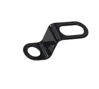2Pcs Motorcycle Lamp Brackets Motorbike Fork Indicator Mount Lamps Holder Turn Signal Light Headlight(Black 1Pair)
