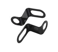 2Pcs Motorcycle Lamp Brackets Motorbike Fork Indicator Mount Lamps Holder Turn Signal Light Headlight(Black 2Pairs)