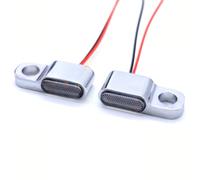 2Pcs Motorcycle LED Mini Turn Signals 12V Motorcycle Scooter Handlebar Indicators Lights Blinker Lamps Amber Flasher Taillight,obvious