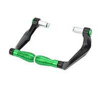 2pcs Motorcycle Levers Guard Set Aluminum Alloy Brake Clutch Handlebar Protector for Mountain Bikes (Vegetable)