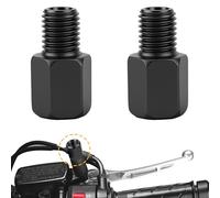 2PCS Motorcycle Mirror Adapter, M8 RH to M8 RH Thread Adapter Screws Bolt,Universal Rearview Mirror Extender for Motorbike, Scooter, Bike
