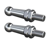 2Pcs Motorcycle Pedal Limit Bolt, 20mm/30mm/40mm Universal Motorcycle Rearset Footrests Screws Stainless Steel Pedal Screws Motorcycle Footrest Pedal Limit Bolt Accessories