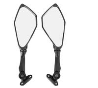 2Pcs Motorcycle Rear View Mirrors Folding Black Replacement For Ninja 300 250 For ZX6R 636 300R For EX300 ABS 2011-2018 Motorcycle Part Motorcycle Rearview Mirror