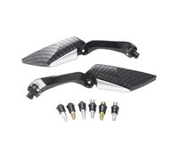 2PCS Motorcycle RearView Mirror Motorbike 8mm 10mm Side Mirrors Universal Scooters E-bikes For Chopper Touring Rears Views Mirrors