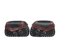 2Pcs Motorcycle Saddle Bags Side Storage Luggage Bag Tool Pouch Accessories For Yamaha Travel motorcycle luggage bag(Black)