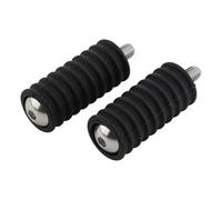 2Pcs Motorcycle Shift Peg Shifter Peg Pedal Heel Toe Fit For Harley Dyna Fat Bob Street Bob Softail Touring(2Pcs Black A)