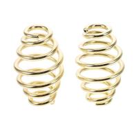 2pcs Motorcycle Solo Seat Spring for Seat Mount, Golden Metal