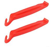 2pcs Motorcycle Tire Levers With Spoke Hooks For And Bike Rim Safe Pvc Tyre Changing Tools Black Red(red)