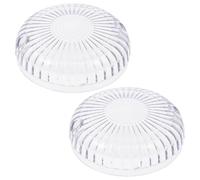 2pcs Motorcycle Turn Signal Lens Cover ABS Light Shell for V-star 650 | White, Dustproof Protection for Blinker Bulbs, Simple Standard Style, No Modification Needed