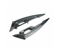2Pcs Motorcycle Winglets Front Side Spoiler Aerodynamic Wing Set Fixed Wind Wing Decoration Sticker Spoiler(Color-02)
