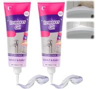 2PCS Mould Remover Gel, Powerful Household Cleaning Gel, Fast Cleans Highly Effective in Penetration Not Damage the Surface, for Bathroom & Kitchen Tile Gaps, Walls (2)