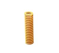 2Pcs Mould Spring Spiral Stamping Compression Die Spring OD 12mm ID 6mm L 20-55mm Yellow/Blue/Red/Green/Brown(12 x 6 x 50mm,ODxIDxL-Yellow)