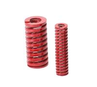 2PCS Mould Spring Spiral Stamping Compression Springs For Car Rear Trunk Tailgate Strut Support Lift Bar Tool OD 35/40/50mm(85mm,OD35mm-(ID17.5mm)-Red)