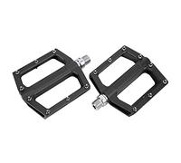 2pcs Mountain Bike Pedals, Non - Slip Aluminum Alloy Bicycle Platform Flat Pedals with Sealed Bearings, Lightweight CNC - Machined Pedals for MTB Road Folding Bikes (Black)