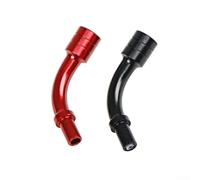 2PCS Mountain Bike V Brake Noodles Cable Guide Stainless Steel Cable Bend Tube Pipe with 2 Inner Liners for Road Bicycle Repair Accessories(Red)