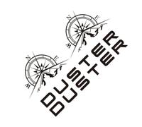 2pcs Mountain Compass Graphics Car Door Side Decor Vinyl Sticker Waterproof Decal,For dacia duster DIY Auto Body Styling
