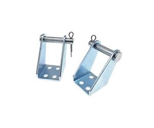 2PCS Mounting Brackets For Linear Actuator Install Bracket With Bolt Install Hole 10mm AUOQKQUT(C Type 2pcs)