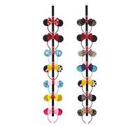 2Pcs Mouse Ears Headband Holder Polka Dot Hanging Wall Display Decor Vertical Headpiece Organizer Hair Bow Accessories Hanger Holder
