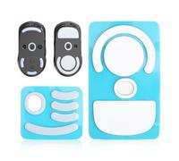 2pcs Mouse Feet Stickers Professional Gaming ICE Version Accessories, White Glides Curve Edge Ice-Mouse Skates Feet Sticker Fast Smooth & Durable Sole for Logitech G Pro X Superlightmouse