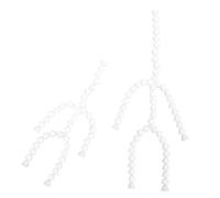 2pcs Movable Doll Skeleton Plastic Frame with Movable Head