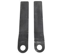 2PCS Mower Replacement Blades AR400 Steel 2 3/8in Mower Replacement Blades for Bobcat Case ASV Caterpillar Mower King Skid Steer Loader