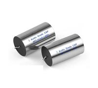 2Pcs MPT MKP 400V Capacitor HIFI Axial Fever Crossover Coupling Frequency-Divided For Audio Capacitor Audiophile Speaker BIANMTSW(18UF MPT Silver)