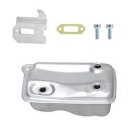 2PCS Muffler Gasket Replacement Kit, TS410 TS420 Chainsaw Muffler Exhaust System Tool For Cut Off Saw Engine Components Replacement Parts